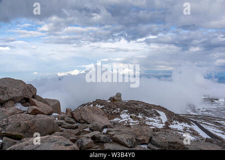 Osservatorio Meyer-Womble vicino alla vetta del Monte Evans, Colorado, STATI UNITI D'AMERICA Foto Stock