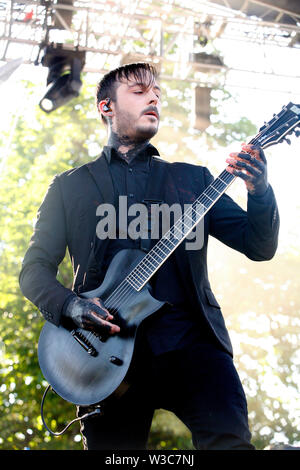 Ryan sitkowski dell immobile in bianco esegue a Inkcarceration 7-13-2019 Foto Stock