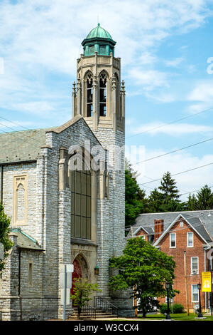 Trinità Chiesa Evangelica Luterana, 431 Philadelphia Avenue, Chambersburg, Pennsylvania Foto Stock