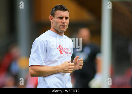 Bradford, Regno Unito. 14 Luglio, 2019. Il 14 luglio 2019, Nord Spot Stadium, Bradford, Inghilterra; Pre-Season Friendly, Bradford City v Liverpool ; credito: Craig Milner/News immagini English Football League immagini sono soggette a licenza DataCo Credito: News immagini /Alamy Live News Foto Stock