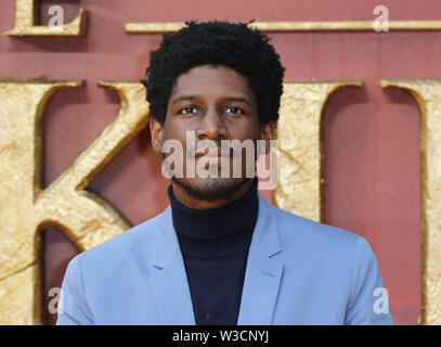 Labrinth, Il Re Leone - Premiere europeo, Leicester Square Gardens, Londra, UK, 14 luglio 2019, Foto di Richard Goldschmidt Foto Stock