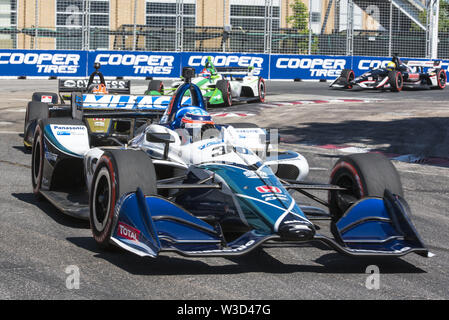 Toronto, Ontario, Canada. 14 Luglio, 2019. VERIZON Indycar Series TAKUMA SATO (30) in gara il Verizon Indycar Series Honda Indy Toronto gara tenutasi a Toronto in Canada Credit: Angelo Marchini/ZUMA filo/Alamy Live News Foto Stock