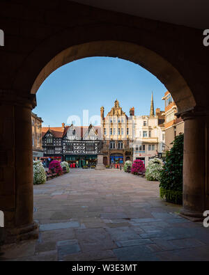 Shrewsbury Square, Shropshire, Regno Unito Foto Stock