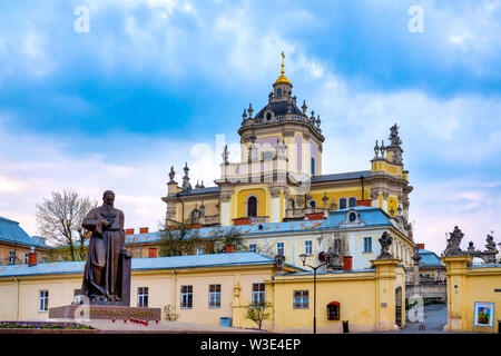 St. George's Cathedral di Lviv, Ucraina Foto Stock