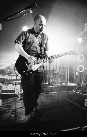 Mogwai effettuando in corrispondenza di tutte le parti di domani, ATP Il Directors Cut week end uno, 26 marzo 2004. Pontins, Camber Sands, West Sussex, Regno Unito. Foto Stock