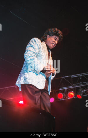 Little Richard effettuando al SXSW Festival di Austin Music Hall, giovedì, 18 marzo 2004, Austin, Texas, U.S.A. Foto Stock