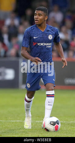 Chelsea Ian Maatsen durante la pre-stagione amichevole al Dalymount Park di Dublino. Foto Stock