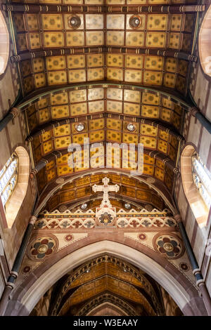 Interia di Sant'Andrea, La chiesa parrocchiale di Rugby, Warwickshire, Regno Unito Foto Stock