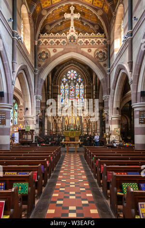 Interia di Sant'Andrea, La chiesa parrocchiale di Rugby, Warwickshire, Regno Unito Foto Stock