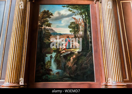 Parigi, Francia, settembre 07, 2016 : gli interni e i dettagli di Saint-Gervais chiesa, settembre 07, 2016 a Parigi, Francia Foto Stock