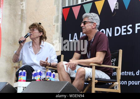 Jane Birkin è venuto a Francofolies di La Rochelle per presentare le sue memorie in un libro intitolato "Diari unkey Foto Stock