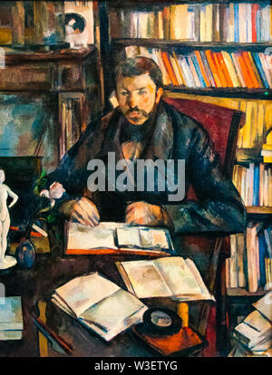 Paul Cézanne, Gustave Geffroy, ritratto dipinto, 1895-1896 Foto Stock