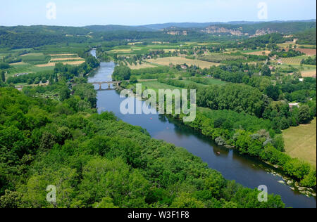 Domme, Dordogne, Francia Foto Stock