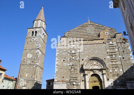 San Servolo chiesa parrocchiale, Buje, Croazia, Europa Foto Stock