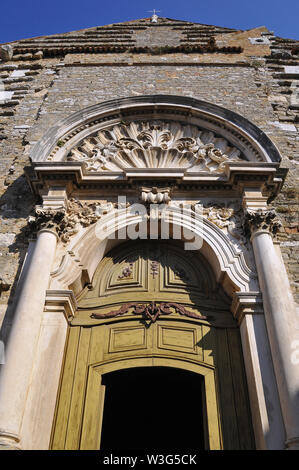 San Servolo chiesa parrocchiale, Buje, Croazia, Europa Foto Stock