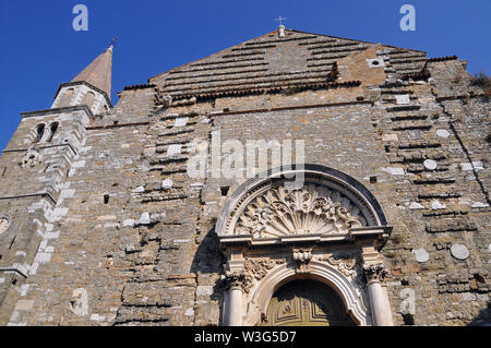 San Servolo chiesa parrocchiale, Buje, Croazia, Europa Foto Stock