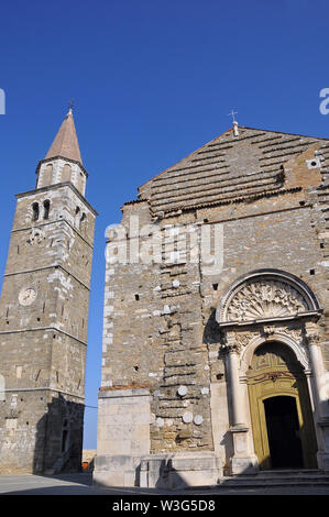 San Servolo chiesa parrocchiale, Buje, Croazia, Europa Foto Stock