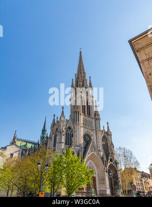 Torri di Saint Epvre Basilica di Nancy, Francia Foto Stock