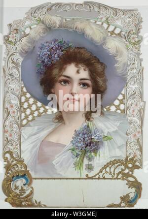 Chromolithograph stampa, poster pubblicitario, ca. 1898 Foto Stock