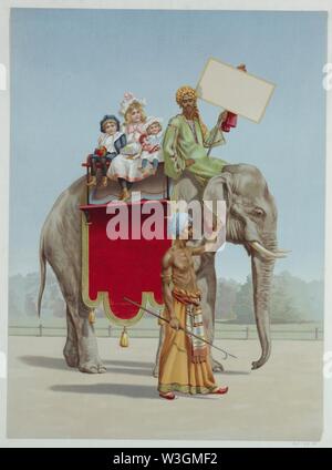 Chromolithograph stampa, poster pubblicitario, ca. 1898 Foto Stock