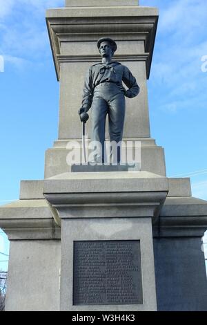 Civil War Memorial - Saugus, Massachusetts - Foto Stock