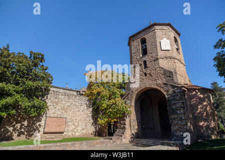 Sant Joan de les Abadesses, Catalogna, Spagna. La chiesa romanica di Sant Pol. Foto Stock