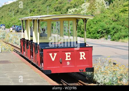 Un treno elettrico carrello a Brighton Foto Stock