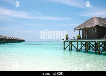 Isola Meeru Maldive Aprile 2019. Foto Stock