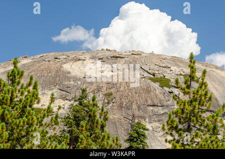 Sentinel Dome. Parco Nazionale di Yosemite in California, Stati Uniti d'America. Foto Stock