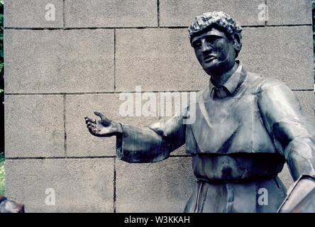 Il Martirio del Medico P Jose Rizal nel Rizal Park di Manila nelle Filippine del Sud-est asiatico in Estremo Oriente. Foto Stock