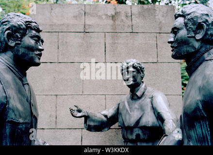 Il Martirio del Medico P Jose Rizal nel Rizal Park di Manila nelle Filippine del Sud-est asiatico in Estremo Oriente. Foto Stock