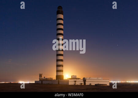 Faro in Dakhla, Marocco Foto Stock