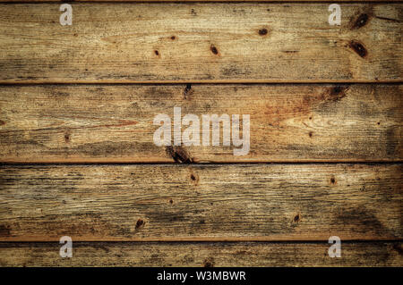 Il legno vecchio listone da una cabina Foto Stock