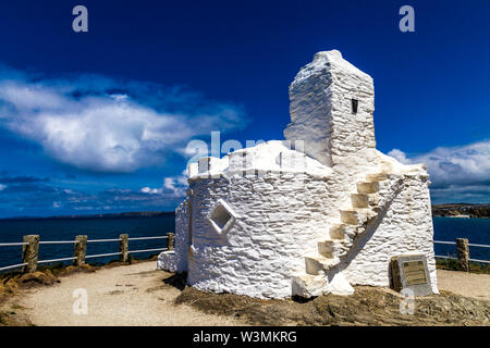 Huer capanno, Newquay, Cornwall, Regno Unito Foto Stock