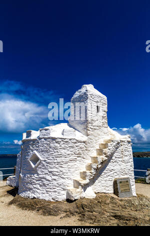 Huer capanno, Newquay, Cornwall, Regno Unito Foto Stock