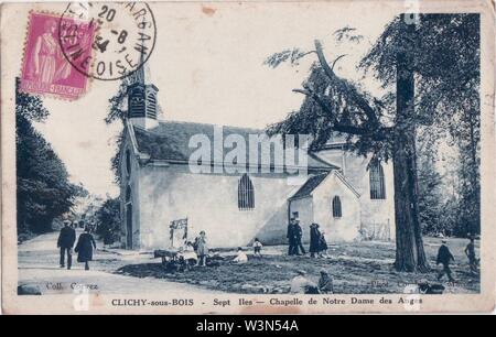 Clichy-sous-Bois.Chapelle Notre Dame des Anges. Foto Stock