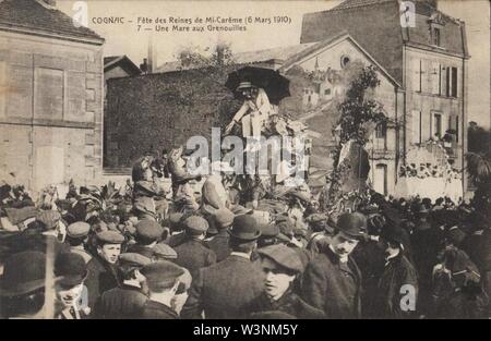 Cognac 1910 - grenouilles. Foto Stock