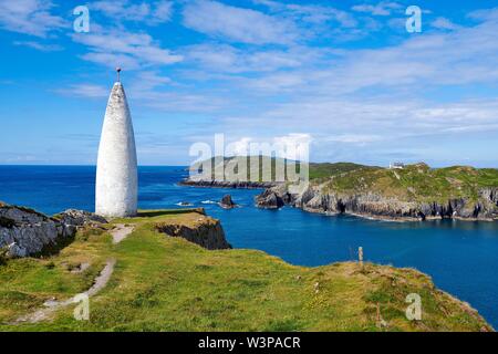 Faro di Baltimora, County Cork, Irlanda Foto Stock