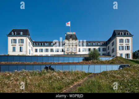 Sede centrale di Ginevra del CICR, Comité international de la Croix-Rouge CICR, Comitato Internazionale della Croce Rossa ,a Ginevra, Svizzera Foto Stock