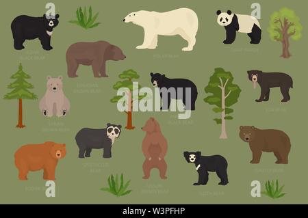 Tutto il mondo portano specie in un set. Porta la raccolta. Illustrazione Vettoriale Illustrazione Vettoriale