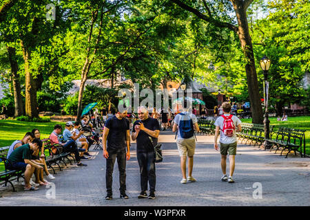 Central Park Manhattan   New York New York, Stati Uniti d'America Foto Stock