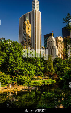 Central Park Manhattan   New York New York, Stati Uniti d'America Foto Stock