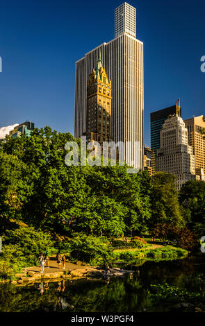 Central Park Manhattan   New York New York, Stati Uniti d'America Foto Stock