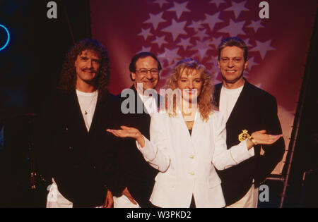 Fernando Express, deutsche Schlagerband aus Baden-Württemberg, Deutschland 1994. German pop e schlager banda "Fernando Express' dal Baden-Wuerttemberg, Germania 1994. Foto Stock