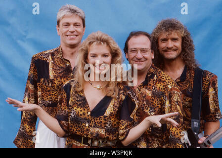 Fernando Express, deutsche Schlagerband aus Baden-Württemberg, Deutschland 1993. German pop e schlager banda "Fernando Express' dal Baden-Wuerttemberg, Germania 1993. Foto Stock