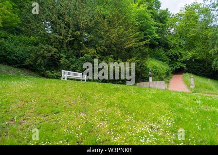 Un safari fotografico attraverso il parco Knoops in Bremen sul fiume Lesum Foto Stock