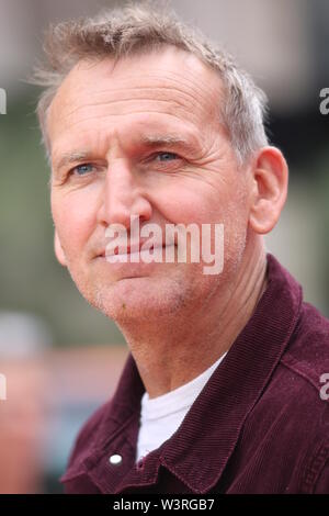 Toy Story 4 Premiere europeo tenutosi a l'Odeon Luxe - Arrivi con: Christopher Eccleston dove: Londra, Regno Unito quando: 16 giu 2019 Credit: Lia Toby/WENN.com Foto Stock