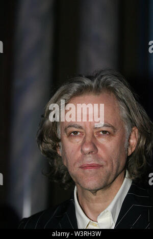 ISTANBUL, Turchia - 6 dicembre: famosa cantante irlandese, cantautore, autore, occasionale attore e attivista politico Bob Geldof ritratto il 6 dicembre 2007 ad Istanbul in Turchia. Foto Stock