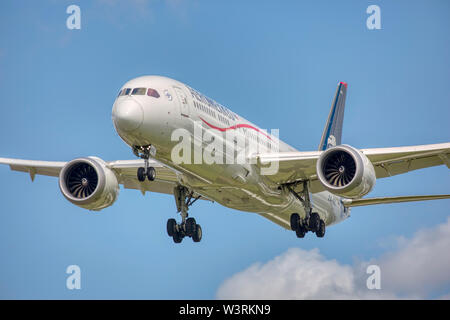 XA-ADC Aeromexico Boeing 787-9 Dreamliner Airliner in arrivo all'aeroporto Heathrow di Londra Foto Stock