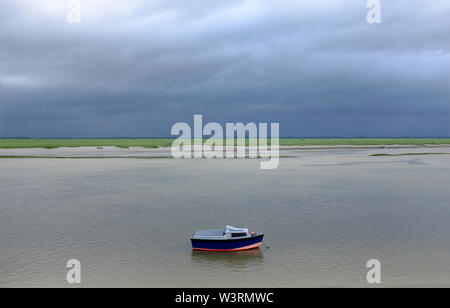 Saint-Valery sur Somme, nel nord della Francia Foto Stock